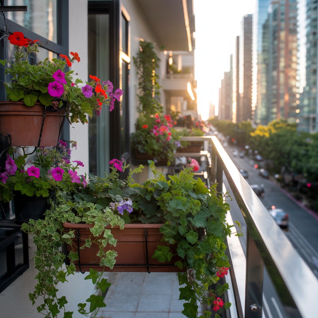 Professional balcony arrangement service in American home